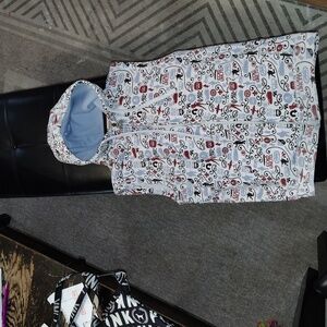 Vtg Y2K ecko unltd Zip Up hoodie Vest All Over Hip Hop Print Size L